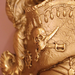 Панно настенное «Маска №4», бронза с позолотой, арт. 169-857
