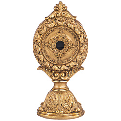 Фигурка с часами «Барокко», бронза с позолотой, арт. 169-902