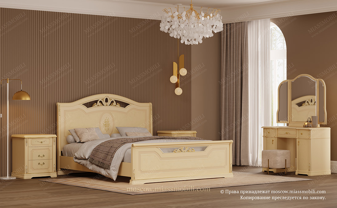 Мебель для спальни Флориана беж 